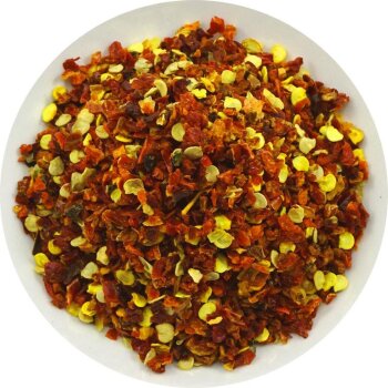 Chiliflakes Chilis geschrotet mit Kernen